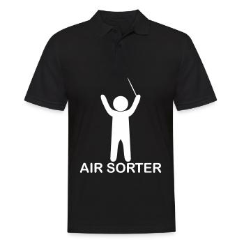 Conductor Air Sorter Conducting - Männer Poloshirt - Schwarz - Vorne - Kai (181cm)