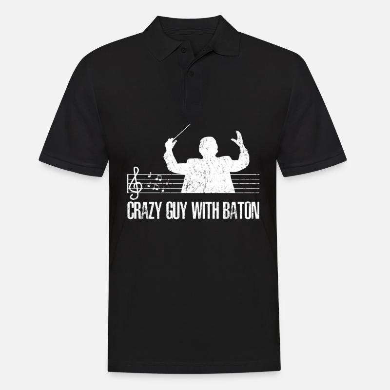 Dirigent Dirigenten Dirigieren - Männer Poloshirt - Schwarz