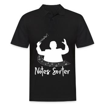 Classical Music Conductor Conducting - Männer Poloshirt - Schwarz - Vorne - Kai (181cm)