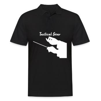 Conductor Orchestra Music Conducting - Männer Poloshirt - Schwarz - Vorne - Kai (181cm)