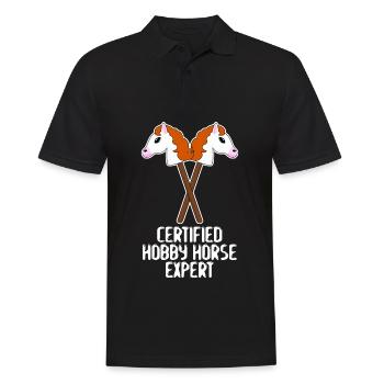 Hobby Horse Équipe d’experts Hobby Horsing - Polo Homme - noir - Devant - Kai (181cm)