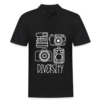 Camera Photographer Photograph Photography - Men's Polo Shirt - black - Front - Kai (181cm)