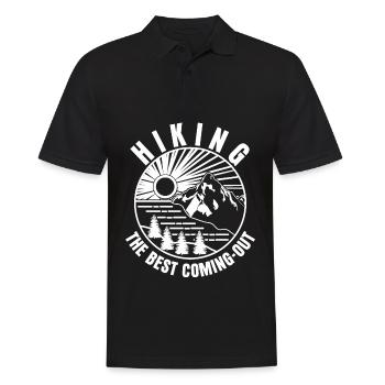 Randonnée Trekking Randonneur en plein air - Polo Homme - noir - Devant - Kai (181cm)