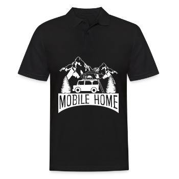 Tente de toit Camping Mobile Home Camping-car - Polo Homme - noir - Devant - Kai (181cm)