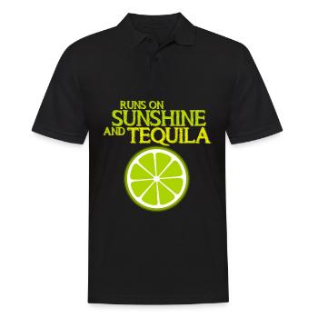 Tequila Lime Tequila Mexique - Polo Homme - noir - Devant - Kai (181cm)