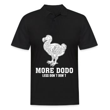 Dodo Joke Dodos - Men's Polo Shirt - black - Front - Kai (181cm)