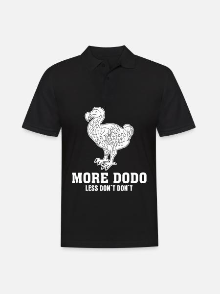 Dodo Joke Dodos - Men's Polo Shirt - black
