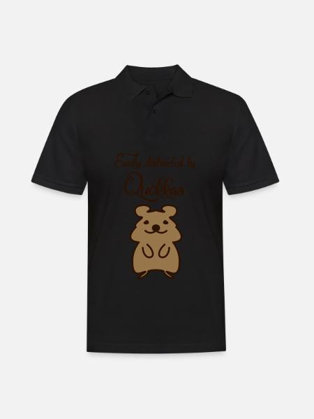 Quokka Quokkas - Men's Polo Shirt - black