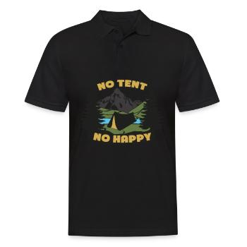 Tentes de camping Tente extérieure - Polo Homme - noir - Devant - Kai (181cm)