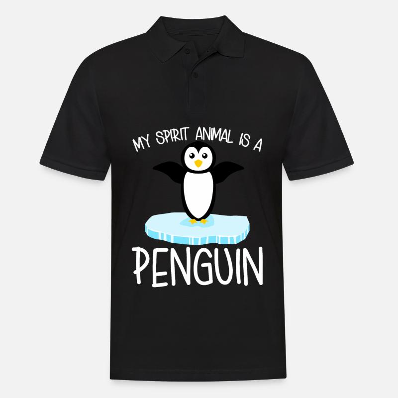 Pingouin Pingouin mignon - Polo Homme - noir