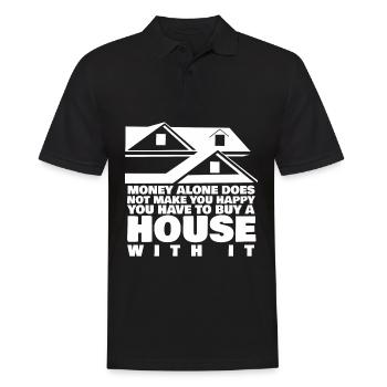 House Building Home Owner Housewarming - Men's Polo Shirt - black - Front - Kai (181cm)