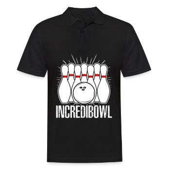 Bowling Pin Ten-Pin Bowling Bowling Ball - Männer Poloshirt - Schwarz - Vorne - Kai (181cm)
