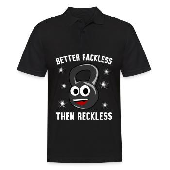 Bodybuilder Motivation Bodybuilding Joke - Men's Polo Shirt - black - Front - Kai (181cm)