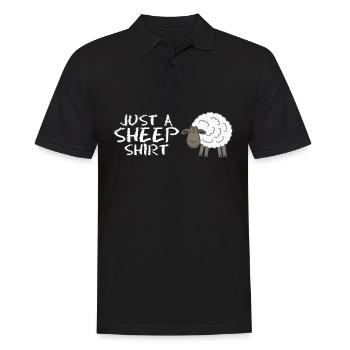 Moutons fermiers bon marché - Polo Homme - noir - Devant - Kai (181cm)