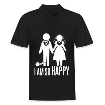 Best Man Wedding Bride Groomsmen Groom - Männer Poloshirt - Schwarz - Vorne - Kai (181cm)