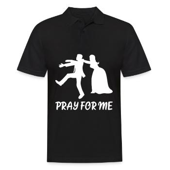 Wedding Bride Groomsmen Groom - Männer Poloshirt - Schwarz - Vorne - Kai (181cm)