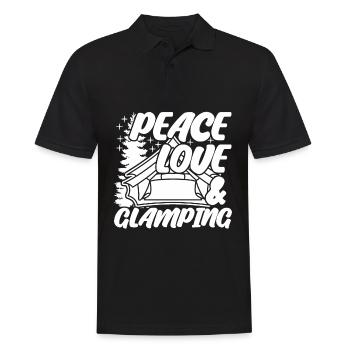 Glamping Camping Camping-car Camping-car - Polo Homme - noir - Devant - Kai (181cm)