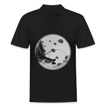 Canne à pêche Pike Fisherman Moorer Fish - Polo Homme - noir - Devant - Kai (181cm)