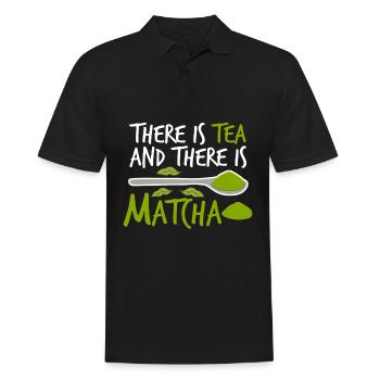 Matcha Tea Japanese Green Tea Japan - Männer Poloshirt - Schwarz - Vorne - Kai (181cm)