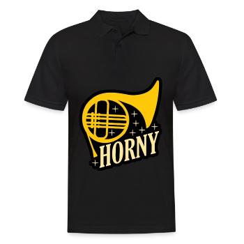 Orchestre Cuivres Cor français - Polo Homme - noir - Devant - Kai (181cm)