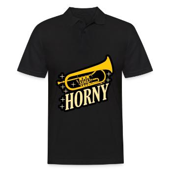 Orchestre bugle Cuivres - Polo Homme - noir - Devant - Kai (181cm)