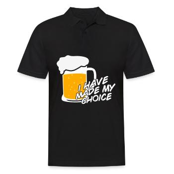 Beer Home Brewery Brewing - Men's Polo Shirt - black - Front - Kai (181cm)