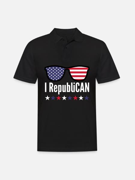 Conservative Republicans Republican - Men's Polo Shirt - black