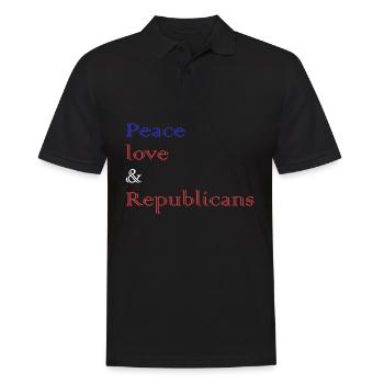 Vote Republicans Conservative Republican - Männer Poloshirt - Schwarz - Vorne - Kai (181cm)