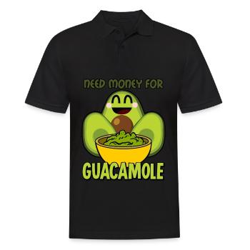 Avocado Guacamole Mexico Tortilla Chips - Men's Polo Shirt - black - Front - Kai (181cm)