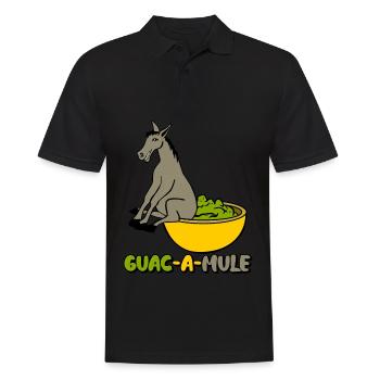 Mule Guacamole Tortilla Chips Avocado - Männer Poloshirt - Schwarz - Vorne - Kai (181cm)