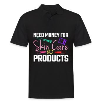 Face Mask Sunscreen Serum Skin Care - Men's Polo Shirt - black - Front - Kai (181cm)