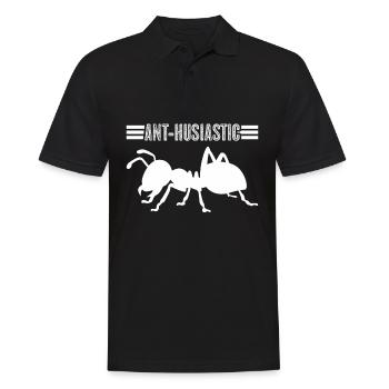 Ant Ants - Men's Polo Shirt - black - Front - Kai (181cm)