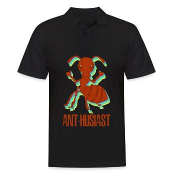 Ant Farm Formicarium Ants - Men's Polo Shirt - black - Front - Kai (181cm)