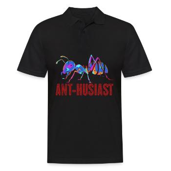 Ant Ants Formicarium Lasius Niger - Men's Polo Shirt - black - Front - Kai (181cm)