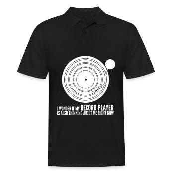 Tourne-disque vinyle - Polo Homme - noir - Devant - Kai (181cm)