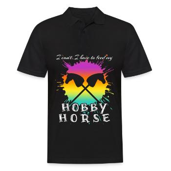 Équitation Hobby Horsing Hobby Horse - Polo Homme - noir - Devant - Kai (181cm)