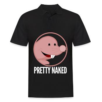 Pretty Naked Mole Rat - Männer Poloshirt - Schwarz - Vorne - Kai (181cm)