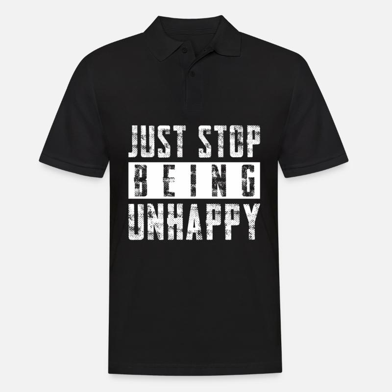 Sarcasm Misanthrope Sarcasm - Männer Poloshirt - Schwarz