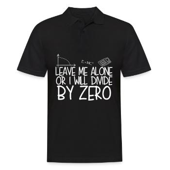Math Maths Teacher Mathematics - Men's Polo Shirt - black - Front - Kai (181cm)