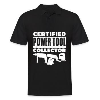 Tool Guy Craftsman Power Tools - Men's Polo Shirt - black - Front - Kai (181cm)