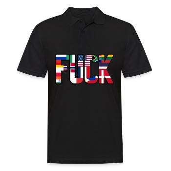Curse Words Grumpy - Männer Poloshirt - Schwarz - Vorne - Kai (181cm)