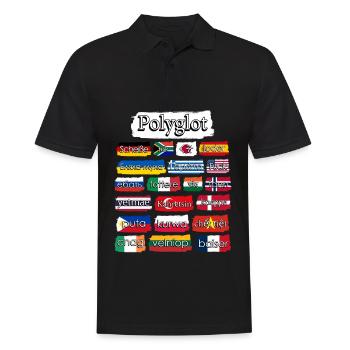 International Curse Words Grumpy - Männer Poloshirt - Schwarz - Vorne - Kai (181cm)