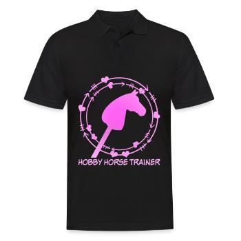 Hobby Horse Hobbyhorse Hobby Horsing - Männer Poloshirt - Schwarz - Vorne - Kai (181cm)