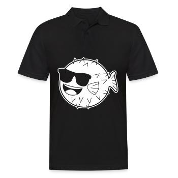 Puffer Fish Lunettes de soleil Pufferfish - Polo Homme - noir - Devant - Kai (181cm)