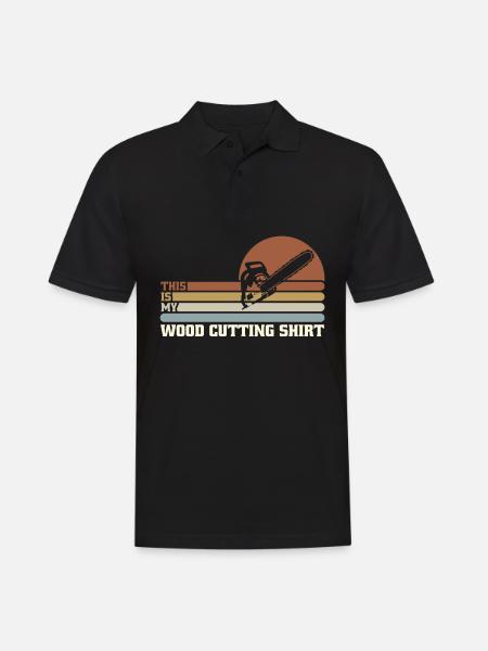 Chain Saw Retro Chainsaws Chainsaw - Men's Polo Shirt - black