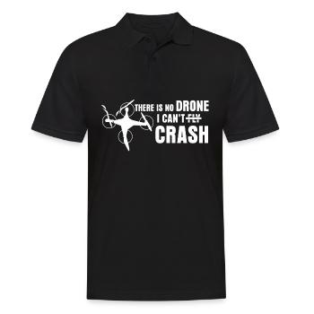 Quadcopter Drone Crash FPV Drones - Men's Polo Shirt - black - Front - Kai (181cm)