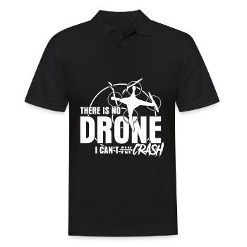 Drone Crash Quadcopter FPV Drones - Men's Polo Shirt - black - Front - Kai (181cm)