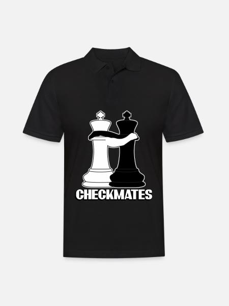 Chess Player Chess Pieces - Men's Polo Shirt - black