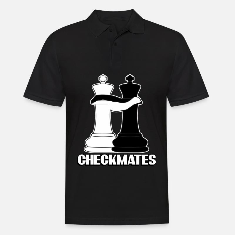 Chess Player Chess Pieces - Männer Poloshirt - Schwarz