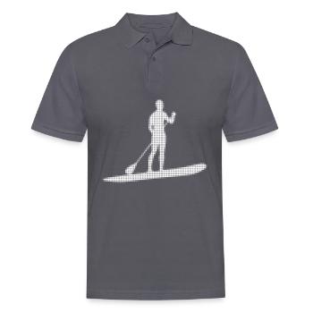 SUP-Board Stand up Paddling Boards - Männer Poloshirt - Anthrazit - Vorne - Nico (186cm)